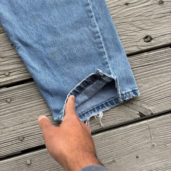 Vintage Levis Silvertab Jeans Mens Size 30x30 Blue Loose Denim Skater 90s Y2K - Picture 9 of 9